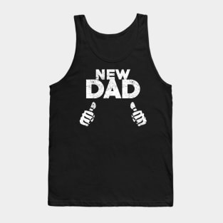 New Dad Pregnancy Announcement Funny Men design Fathers Day Tank Top